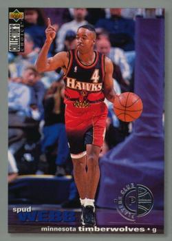 1995-96 Collector's Choice - 1995-1996 Debut Player's Club #T6 Spud Webb Front