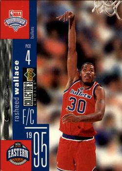 1995-96 Collector's Choice - 1995 NBA Draft Exchange #D4 Rasheed Wallace Front