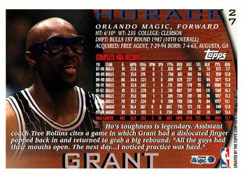 1996-97 Topps #27 Horace Grant Back