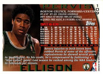 1996-97 Topps #109 Pervis Ellison Back