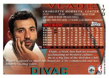 1996-97 Topps #170 Vlade Divac Back