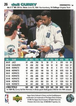 1995-96 Collector's Choice - Player's Club #26 Dell Curry Back