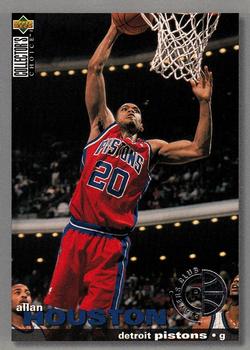 1995-96 Collector's Choice - Player's Club #80 Allan Houston Front