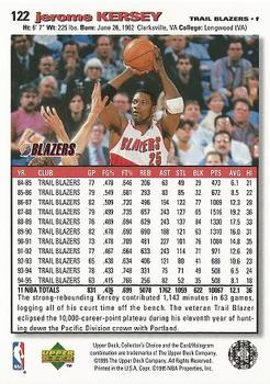 1995-96 Collector's Choice - Player's Club #122 Jerome Kersey Back