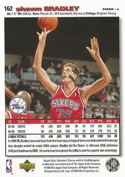 1995-96 Collector's Choice - Player's Club #162 Shawn Bradley Back