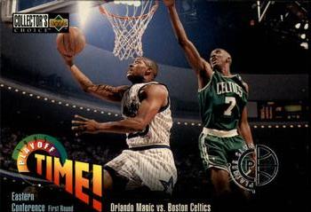 1995-96 Collector's Choice - Player's Club #350 Orlando Magic vs. Boston Celtics Front