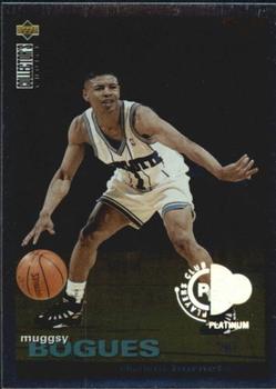 1995-96 Collector's Choice - Platinum Player's Club #237 Muggsy Bogues Front