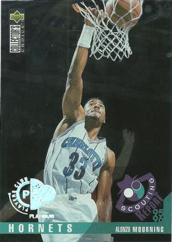 1995-96 Collector's Choice - Platinum Player's Club #323 Alonzo Mourning Front