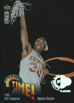 1995-96 Collector's Choice - Platinum Player's Club #365 Houston Rockets Front