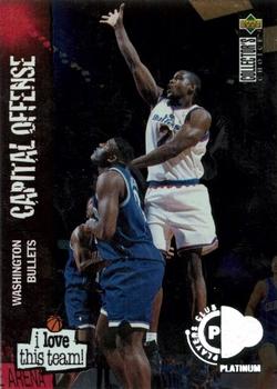 1995-96 Collector's Choice - Platinum Player's Club #394 Chris Webber Front