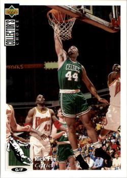 1995-96 Collector's Choice European Stickers #160 Rick Fox Front