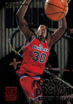1995-96 Fleer - Rookie Phenom Hot Pack #10 Rasheed Wallace Front