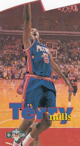 1995-96 Jam Session - Die Cuts #D32 Terry Mills Front