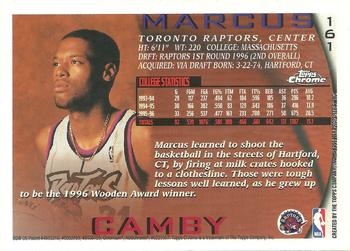 1996-97 Topps Chrome #161 Marcus Camby Back