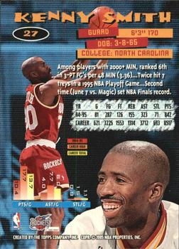 1995-96 Stadium Club - Members Only #27 Kenny Smith Back
