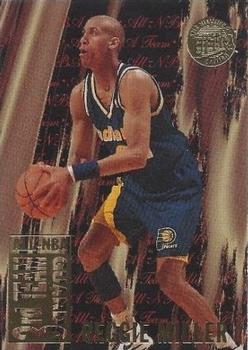 1995-96 Ultra - All-NBA Gold Medallion #12 Reggie Miller Front