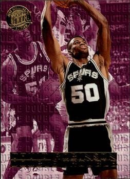 1995-96 Ultra - Double Trouble Gold Medallion #9 David Robinson Front