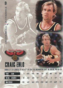 1995-96 Ultra - Gold Medallion #3 Craig Ehlo Back