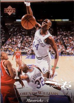 1995-96 Upper Deck - Electric Court #201 Lorenzo Williams Front