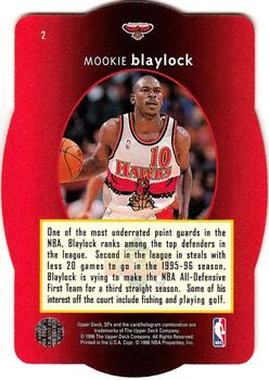 1996 SPx - Gold #2 Mookie Blaylock Back