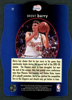 1996 SPx - Gold #22 Brent Barry Back