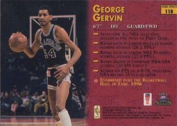 1996-97 Topps Stars - Finest Atomic Refractors #118 George Gervin Back