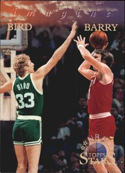 1996-97 Topps Stars - Imagine #I-9 Larry Bird / Rick Barry Front