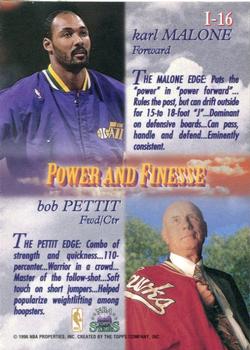 1996-97 Topps Stars - Imagine #I-16 Karl Malone / Bob Pettit Back