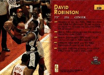 1996-97 Topps Stars - Members Only #139 David Robinson Back