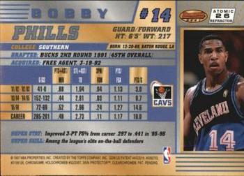 1996-97 Bowman's Best - Atomic Refractors #26 Bobby Phills Back