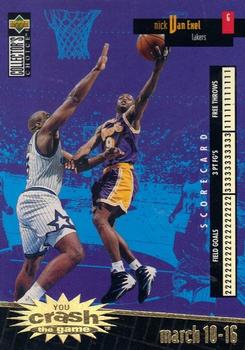 1996-97 Collector's Choice - You Crash the Game Scoring Gold (Series Two) #C13 Nick Van Exel Front