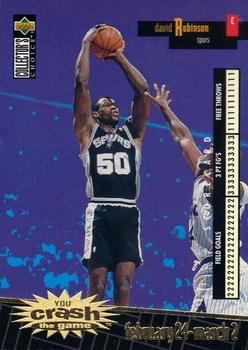 1996-97 Collector's Choice - You Crash the Game Scoring Gold (Series Two) #C24 David Robinson Front