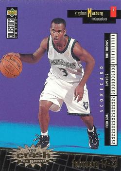 1996-97 Collector's Choice - You Crash the Game Scoring Gold (Series Two) #C16 Stephon Marbury Front