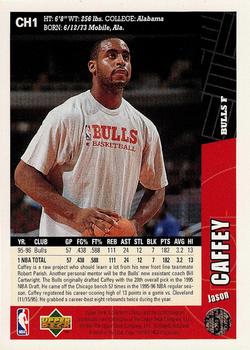 1996-97 Collector's Choice Chicago Bulls #CH1 Jason Caffey Back