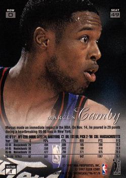 1996-97 Flair Showcase - Flair Showcase Row 0 (Showcase) #49 Marcus Camby Back