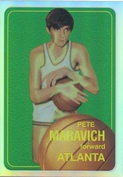 1996-97 Stadium Club - Finest Reprints Refractor #28 Pete Maravich Front