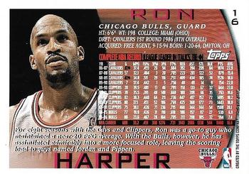 1996-97 Topps - NBA at 50 #16 Ron Harper Back