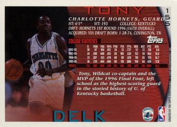 1996-97 Topps - NBA at 50 #155 Tony Delk Back