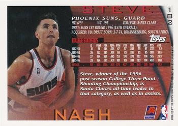 1996-97 Topps - NBA at 50 #182 Steve Nash Back