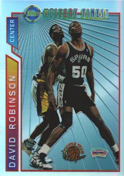 1996-97 Topps - Super Team Champion Mystery Finest Bordered Refractor #M9 David Robinson Front