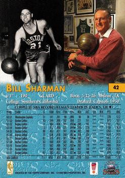 1996-97 Topps Stars #42 Bill Sharman Back