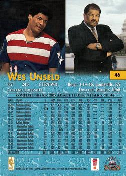 1996-97 Topps Stars #46 Wes Unseld Back