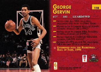 1996-97 Topps Stars #118 George Gervin Back