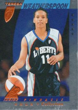 1997 Pinnacle Inside WNBA - Court Collection #36 Teresa Weatherspoon Front