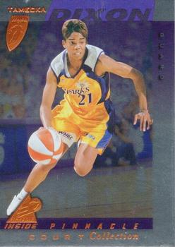 1997 Pinnacle Inside WNBA - Court Collection #40 Tamecka Dixon Front