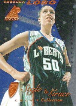 1997 Pinnacle Inside WNBA - Court Collection #80 Rebecca Lobo Front