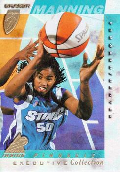 1997 Pinnacle Inside WNBA - Executive Collection #28 Sharon Manning Front