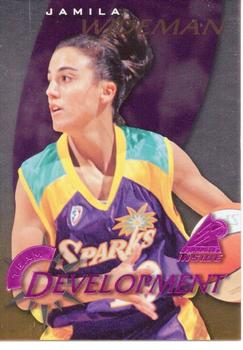 1997 Pinnacle Inside WNBA - Team Development #3 Jamila Wideman Front