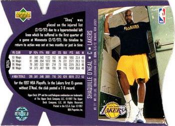 1997 SPx - Gold #SPX24 Shaquille O'Neal Back