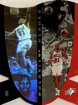 1997 SPx - Holoview Heroes #H14 Dennis Rodman Front